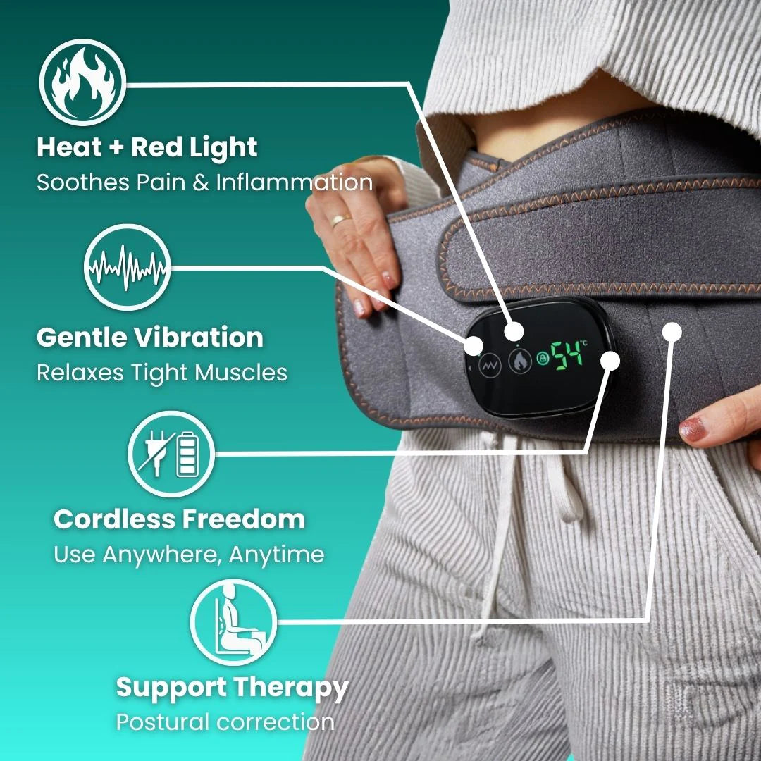 HeatBoost™ Red Light Lumbar Belt