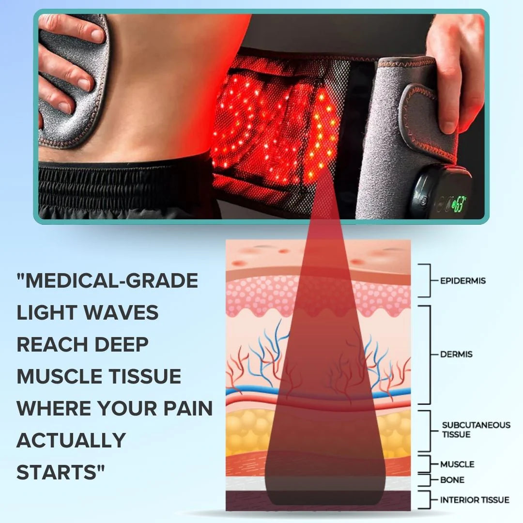HeatBoost™ Red Light Lumbar Belt